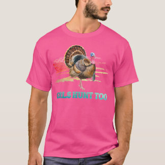 Meisjes jagen te leuk Turkije jagen T-shirt