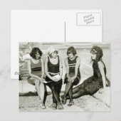 meisjes, jaren 20 briefkaart (Voorkant / Achterkant)