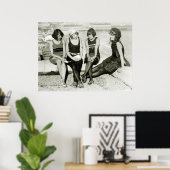  meisjes, jaren 20 poster (Thuiskantoor)