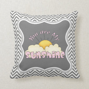 Meisjes jij bent mijn Sunshine Pillow Kussen