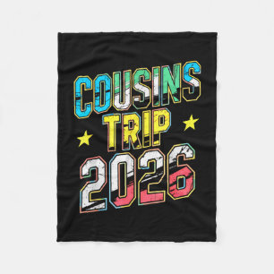 Meisjes jongens neven trip 2026 reünie squad kamp fleece deken