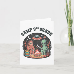 Meisjes Kamp 9e Grade Bigfoot Campground Alien Cam Kaart