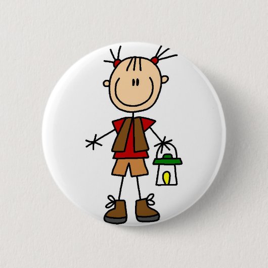 Meisjes kamperen met Button van de lantaarn (Voorkant)