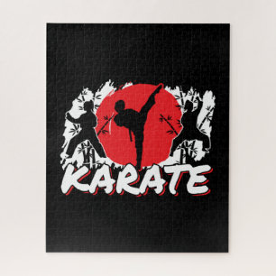 Meisjes Karate - Patriottisch Japan Japans thema Legpuzzel