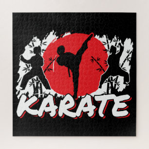 Meisjes Karate - Patriottisch Japan Japans thema Legpuzzel