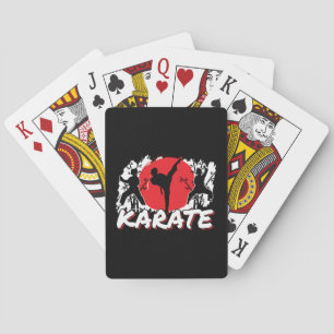 Meisjes Karate - Patriottisch Japan Japans thema Pokerkaarten
