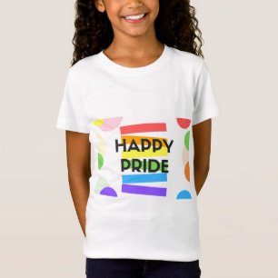 Meisjes/kinder LGBT's Happy Pride T-shirt