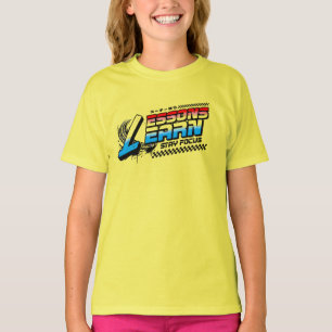MEISJES/KINDEREN FOCUS LESSEN LEREN T-SHIRT 