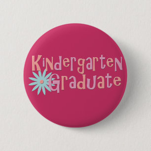 Meisjes Kindergarten Afstuderen Gifts Ronde Button 5,7 Cm