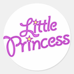 Meisjes kleine prinses grafische tekst stickers