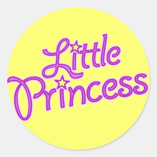 Meisjes kleine prinses stickers (Voorkant)