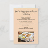 MEISJES KRIJGEN SAMENWERKING INVITATIE KAART (Achterkant)