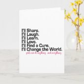 Meisjes kunnen alles doen (Girl Power) Kaart (Gele Bloem)