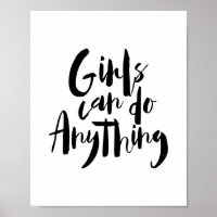 Meisjes kunnen alles doen wat feministisch feminis