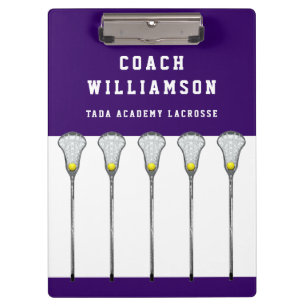 Meisjes Lacrosse Coach Klembord