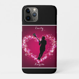 Meisjes Lacrosse Floating Hearts iPhone 11 Pro Hoesje