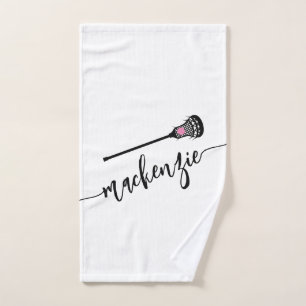 Meisjes Lacrosse Persoonlijke naam Handhanddoek Handdoek
