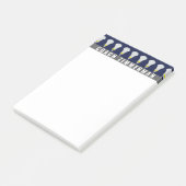 Meisjes Lacrosse Post-it® Notes (Schuin)