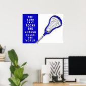Meisjes Lacrosse Poster (Thuiskantoor)