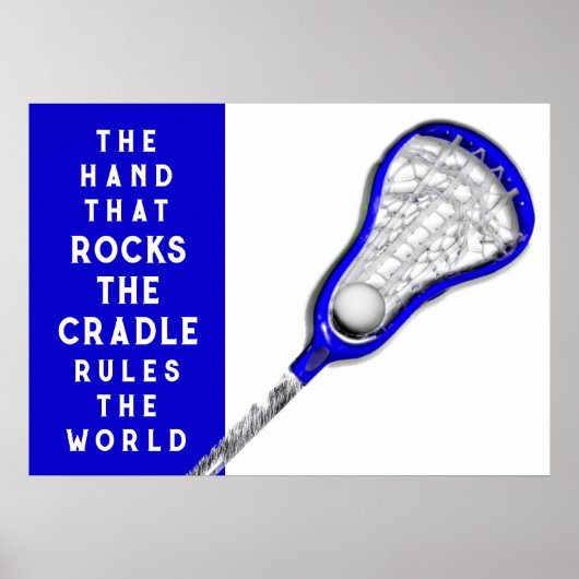 Meisjes Lacrosse Poster (Voorkant)