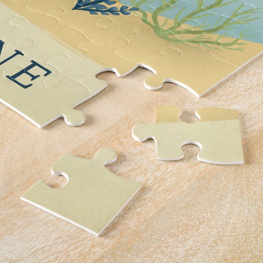 Meisjes Leuk en Magisch Onder het Zee Zeemeermin K Legpuzzel (Zijkant)