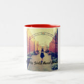  meisjes lezen boeken! Mok (Center)