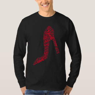 Meisjes liefdesschoenen Vrouwen Stiletto High Heel T-shirt