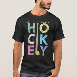 Meisjes Love Field Hockey Best Fun Graphic T-shirt