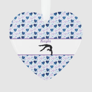 Meisjes Love Gymnastics Hearts Acrylornament Ornament