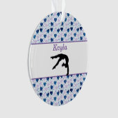 Meisjes Love Gymnastics Hearts Ornament (voorkant)