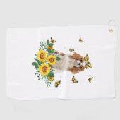 Meisjes Mam Cavalier King Charles Spaniel Dog Golfhanddoek (Horizontaal)