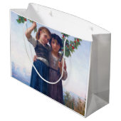 Meisjes met de Cherry Branch, Bouguereau Groot Cadeauzakje (Achterkant Gekanteld)
