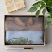 Meisjes met de Cherry Branch, Bouguereau Tissuepapier (Geschenk)