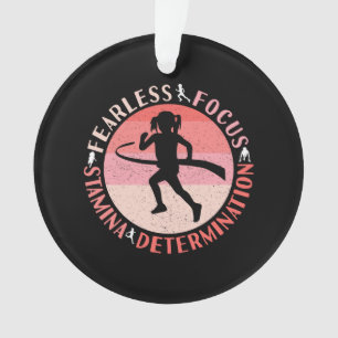 Meisjes met een indset - een onberispelijke spits ornament