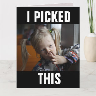 MEISJES MET EEN NIEUWE FUNNY BIG BIRTHDAAGKAARTEN KAART