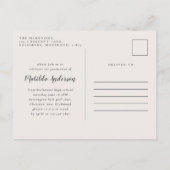 Meisjes met elegante filmfoto's  uitnodiging briefkaart (Achterkant)