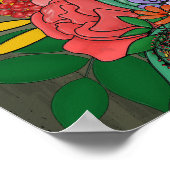 Meisjes met katten Print, Waarde Poster Papier (Ma (Hoek)