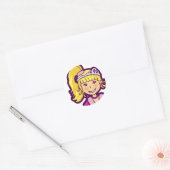 Meisjes met kleine prinses sticker (Envelop)