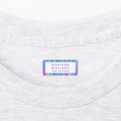 Meisjes met moderne persoonlijke naam kleding labels (Aangebracht)