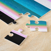 Meisjes met schaatsen legpuzzel (Zijkant)