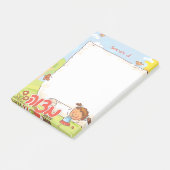 Meisjes Mitvah Note - 4x6 Sticky Notepad (Schuin)