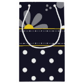 Meisjes Mod Daisies en Polka Dots met naam Klein Cadeauzakje (Achterkant)