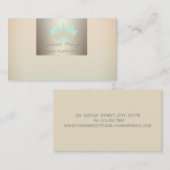 Meisjes Modern Professional Charming, Lotus Visitekaartje (Voorkant / Achterkant)