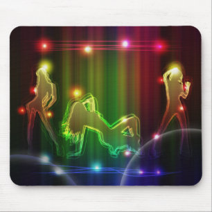 Meisjes Modern Trendy Neon Lights Muismat
