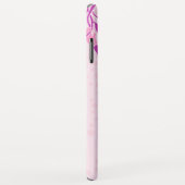 Meisjes monkey roze paarse grafische naam Case-Mate iPhone case (Achterkant/rechts)