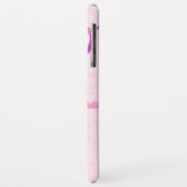 Meisjes monkey roze paarse grafische naam Case-Mate iPhone case (Achterkant/links)