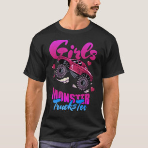 Meisjes Monster Truck Grote Stijl Vrachtwagen Vrou T-shirt