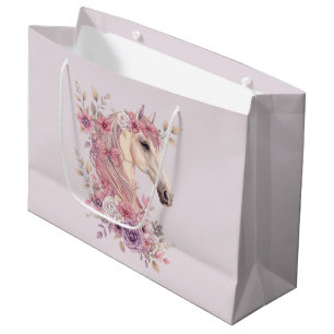 Meisjes Mooie Paardjes Pastel Bloemen Paard Groot Cadeauzakje