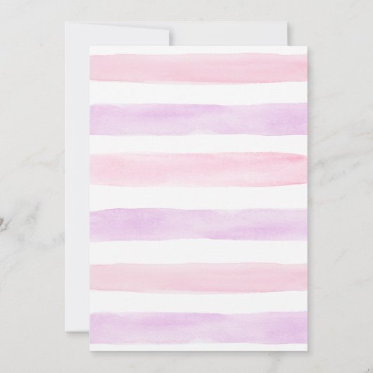 Meisjes Nacht in Slumber Party Roze Tween Verjaard Kaart (Achterkant)