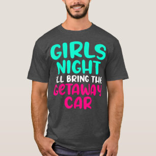 Meisjes Night ik breng de Gi-auto uit T-shirt